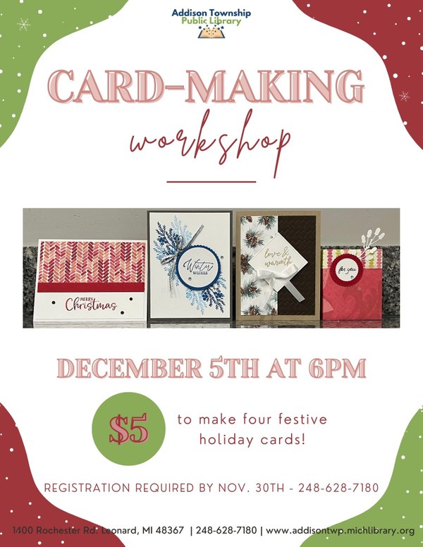 Card-Making Workshop Flyer