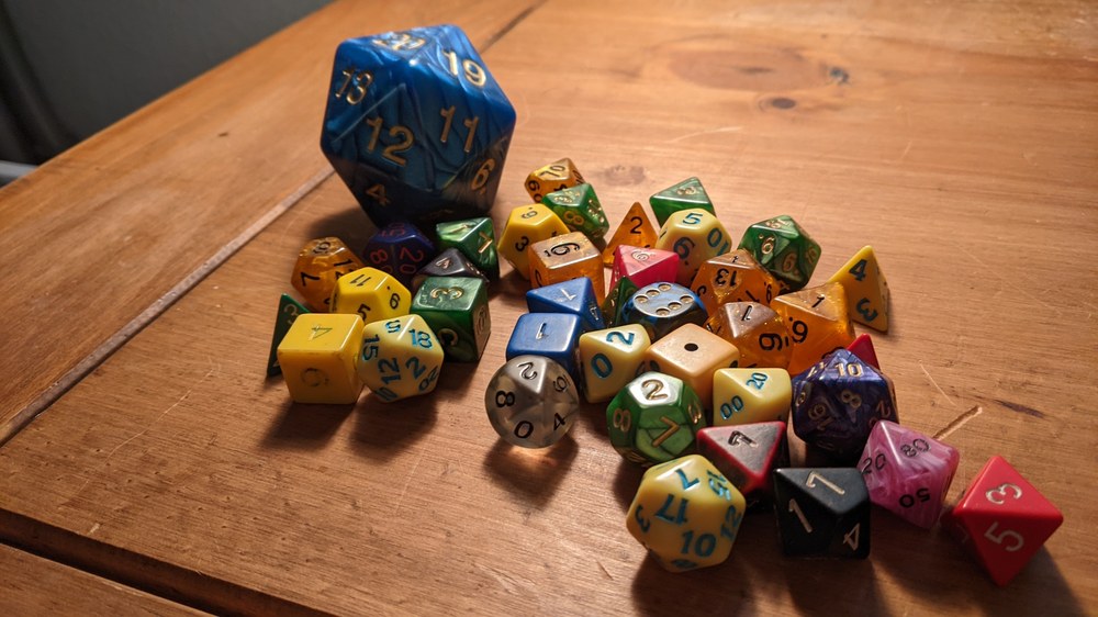 Dungeons and Dragons Dice