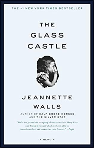 The book cover for Jeannette Walls's novel The Glass Castle