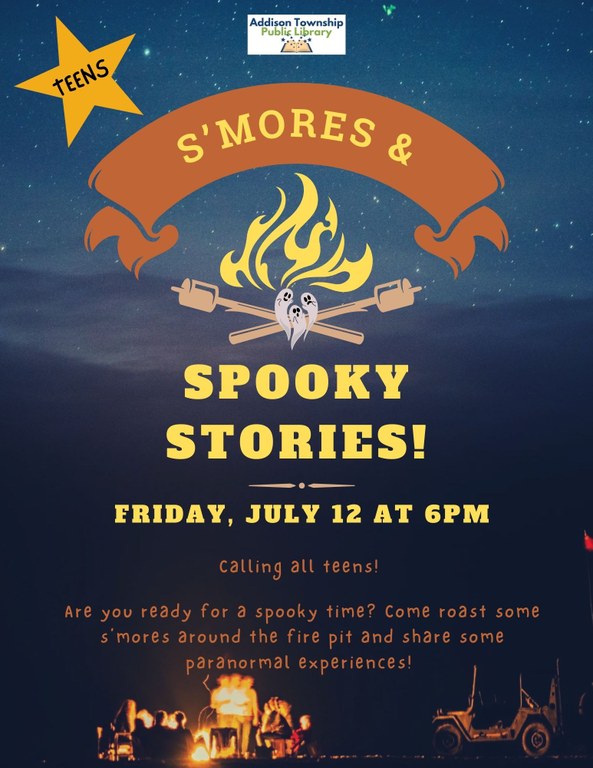 S'mores and Spooky Stories Flyer