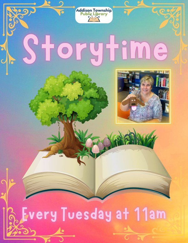 Storytime 2025 flyer