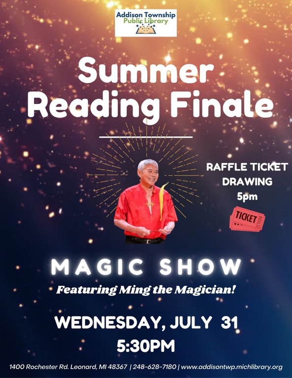 Summer Reading Finale Flyer